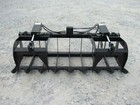 72  Dual Cylinder Root Grapple Bucket Attachment Fits Skid Steer Quick Attach