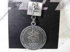 Salt Lake 2002 Olympics Xix Olympic Winter Games Dangle Medallion Lapel Pin L5