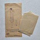 1920s Sewing 688 Pattern B36  V Neck Crossback Flapper Full Apron Pockets