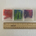 Plastic Mini Travel Clothespins Red  Green  Orange  Pink  Purple  Blue With Case