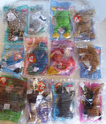 Vtg Set 1999 Ty Teenie Beanie Babies Complete Set 12 Sealed Mcdonald s