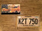 50 First Dates   Lucy Drew Barrymore Screen Used Vw License Plate Prop Bundle