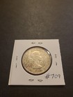 1963 Canadian 50 Cents  800 Silver Half Dollar Queen Elizabeth Ii