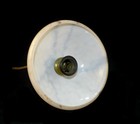 Vintage Old Art Deco Marbled Pink Color Glass Small Lamp Shade Pendant 1920 s
