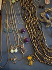 Antique Vintage Junk Drawer Jewelry Lot Estate Sale Find Lot X-45