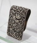 Samuel Kirk   Son Repousse Sterling Silver Money Clip
