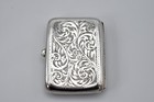 George V Sterling Silver Cigarette Case 1919