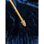 Vintage Wood Arrow - Native American Feathered Stone Arrowhead