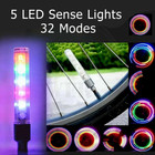 2 Pcs Waterproof Bicycle Wheel Led Lights 32 Led Bike Rim Lights For Tire Valve