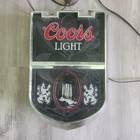Vintage Coors Beer Lighted Waterfall Shield Sign 1970   s Rare - Tested  Working  