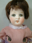 5 5  Antique German All Bisque Doll Brown Sleep Eyes Display Ready Mold 8350 Wow