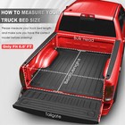 Truck Tonneau Cover For 2007-2013 Gmc Sierra Chevy Silverado 6 6ft Bed Roll Up