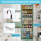 9-tier Over The Door Pantry Organizer  Metal Hanging Spice Rack Storage Shelves 