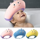 Baby Kids Child Shower Cap For Hair Wash Bath Soft Waterproof Protect Shield Hat
