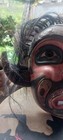    Vintage Native American Nwc Carved  Mask Copper Quality Unique Rare  