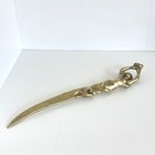 Antique Brass Mermaid Letter Opener Art Nouveau 9 25  Nautical Coastal Decor