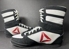 Reebok Boxing Boots Nubuck White Black Red Bd1348 Canelo Mayweather Men Size 9 5