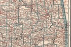 1927 Antique Oklahoma Map Vintage State Map Of Oklahoma Gallery Wall Art 2372