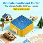 Kid Safe Cardboard Cutter - Upgraded Stem Version With Enhanced Accessories New