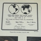 Vintage  Apollo 11  First Manned Landing 11 Prints Armstrong Collins Aldrin 