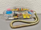 Vintage Radio Shack 43-858 See Through Clear Light Up Push Button Phone Tested
