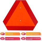 Slow Moving Vehicle Safety Sign slow Moving Vehicle Triangle Sign aluminum Grade