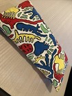 Ikea Avsiktlig Bolster Pillow Abstract Print Primary Colors 2-sided Euc