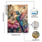 Hummingbird Diamond Art Kit 12 X 16 Inch Diy Bird Painting Craft