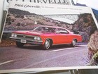 Chevrolet  Sales Brochure 70 Nova 66 67 70 Chevelle 69 Monte Carlo 81 Camaro Lot