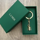 New In Box La Mer Cr  me Cream Gwp Metal Keychain   Key Ring   Purse Charm