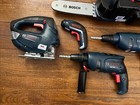 Lot Of 6 - Kids Toy Bosch Power Tools Chainsaw Circular Saw Jigsaw Drill Set