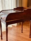 Rare Antique Victorian Curved Glass Showcase general Store Display Case