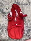 Adidog Gootailor Pet Dog Puppy Red Hoodie Coat Warm Sweater Size Medium
