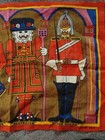 Vintage Tea Towel Queens Men By Sundew Gja Unused London Souvenir 
