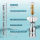 Bathroom Sink Stopper Drain Strainer Pop Up Drain Stopper Stainless Universal