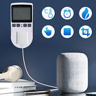 Digital Plug In Thermostat Timer Switch Socket Temperature Controller Switch Led