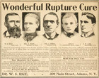 Rupture Cure Quack Medicine Advertisement 1898 Home Remedy Antique Print Ad