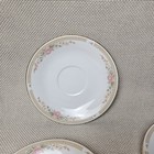 Fairfield Symphony Saucer Plates  lot Of 5  Floral 6 25  Fine China Discontinued