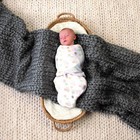   Cotton Knit Baby Wrap  Newborn Wearable Swaddle Blanket  3 Pack  Winnie  0-   