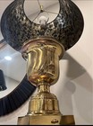 Vintage Frederick Cooper Brass Table Lamp Urn Shaped Base  Rare Antique Original