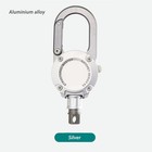 Titanium Retractable Car Key Chain 360 Rotate Quick Release Gift For Men Women