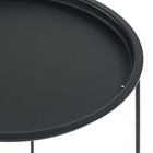 Greyson 3-piece Steel And Sling Folding Outdoor Patio Bistro Set  Black