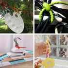 20 Pcs Reusable Silicone Cable Clips - Cord Ties For Cable   Food Storage - New