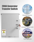 200amp Transfer Switch 3p120 240v 48000w General-duty Double-throw Safety Switch