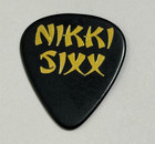 Motley Crue Nikki Sixx Guitar Pick Rare 1997 Tour Mc Vs  The Earth Concert Japan