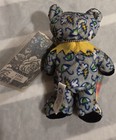 Vintage Grateful Dead    cold Rain    Dancing Bear Plush98 Liquid Blue  7    Bean Bear