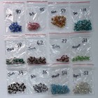 Swarovski Crystal Sterling Silver Handmade Birthstone Charms Lot 600  Pieces J53