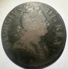 1774 Great Britain 1 2 Half Penny  George Iii Colonial Revolutionary War Vg