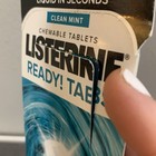 Listerine Ready  Tabs Chewable Mint Tablets Clean Mint Flavor 8 Ct  Discontinued