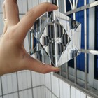 1pcs 100mm Clear Glass Crystal Large Hexagram Prisms Pendant Suncatcher Fengshui